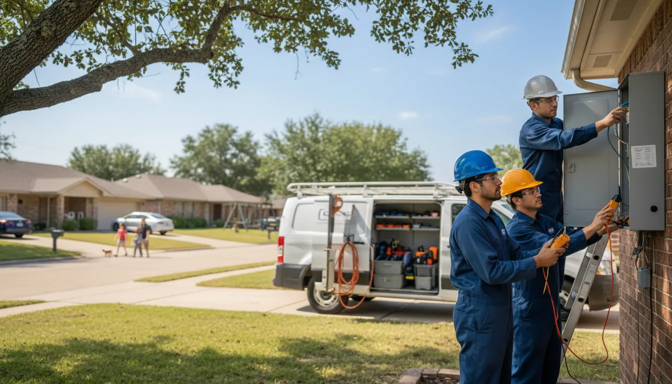 Certified electrician providing emergency electrical services in Sibley, LA